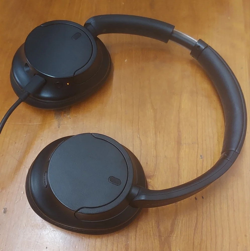 Sony Black Over-Ear Wireless Headphones